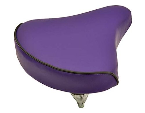 Beach Cruisers Saddle 209 Purple. Bike seat, bicycle seat, Bike part, bicycle part, beach cruiser seat, chopper fixie, road, mountain bike seat