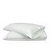 BC BARE COTTON Luxury Hotel Collection Thin Striped Pillow Cases - King Size - White - Set of 2