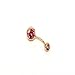 Coolrunner 14G Belly Button Ring Body Jewelry Piercing 12 Pack (Gold Pole)