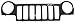 Jeep Liberty 02-04 Grille Gray W/O Insert