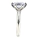 espere 3 Ct CZ Solitaire Engagement Ring Sterling Silver White Gold Plated