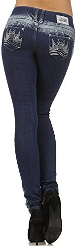 Silver Diva Women's Butt Lifting Jeans, Size 1, Dark Wash (1351)