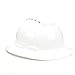 3M Full Brim Hard Hat H-801V, White 4-Point Ratchet Suspension, Vented