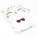 iPhone 7 Case, MC Fashion 3D Lucky Fortune Cat Kitty with Cute Bow Tie Silicone Rubber Phone Case Cover for Apple iPhone 7 (2016) (Bow Tie Cat-White)
