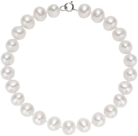 Sterling Silver Cultured Freshwater Pearl Bracelet for Babies - First Birthday , Baby Shower Gift