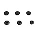 Ear Tips Replacement,HONSHOOP Original Black Rubber Earbuds and Sponge Covers,Perfect for All K6&K10 Bluetooth Earpiece with Multi-size(Large,Medium and Small)