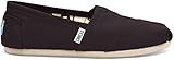 TOMS Men's Alpargata Canvas Black Ankle-High Flat Shoe - 11M