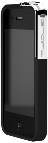 Graft Concepts GRALEVBLKCHR Leverage - 1 Pack - Screen Protectors - Retail Packaging - Black/Chrome