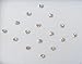 India Crafts ™ 4 Packs - 1 mm-80 Silver Dots Diamond Crystal Bindi/Fake Nose Stud