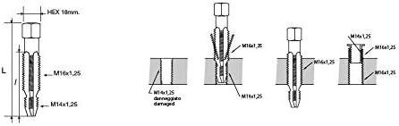 KRINO 10631130 Complete Set Damaged M 16 X 1.25 Thread Repair for Candles Steel - Image 4