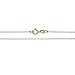 Bling For Your Buck 18K Gold Flashed Sterling Silver 1.2mm Very Thin Italian Cable Chain Necklace - 24
