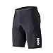 Beroy MEN'S BIKE SHORTS with 3D gel,3D Padded Cycling Shorts for men,Dark Black,Large