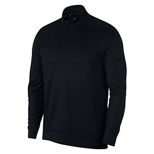 NIKE Therma Repel Top Half Zip OLC Golf Pullover 2018 Black Medium