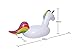 Jasonwell Big Inflatable Unicorn Pool Float Floatie Ride On with Rapid Valves Large Rideable Blow Up Summer Outdoor Swimming Pool Party Lounge Raft Decorations Toys for Kids 79 Inches