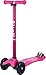 Micro® Maxi Deluxe, Original Design, 3 Wheel Scooter, 5-12 Years, Weight 2.5 kg, Load up to 70 kg, Height 67-91 cm, ABEC 9 Bearings, Non-Slip Platform (Bubblegum Pink, One Size)