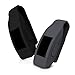 kwmobile 2X Clip Holders Compatible with Fitbit Inspire/Inspire HR - Clip-On Holder Replacement Set - Black/Grey
