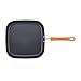 Rachael Ray Brights Nonstick Griddle/Griddle Pan/Flat Grill with Glass Press - 11 Inch, Orange Gradient