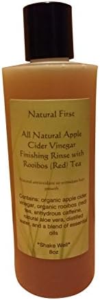 Organic Apple Cider Vinegar Finishing Rinse w/Rooibos (Red) Tea to Stimulate Hair Growth