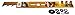Maxpower 331981B 21-Inch Universal Gold Metal Mulching Lawn Mower Blade