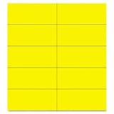 Dry Erase Magnetic Tape Strip (Pack of 25) Size: 0..875