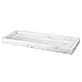 Creative Home Natural Creamy White Marble Bathroom Towel Tray All Purpose Tray Counter Top Small Accessories Organizer, 6