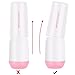 Plastic Travel Toothbrush Holder Case, Antibacterial Toothbrush Holders Storage Containers, Portable Eco Friendly Electric Toothbrush Carrying Case for Traveling Women Men - White