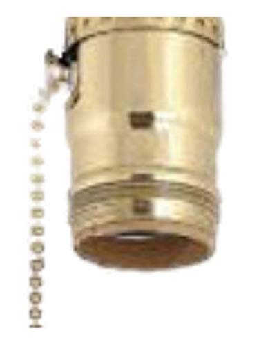 Upgradelights Replacement Uno Lamp Socket with Pull Chain