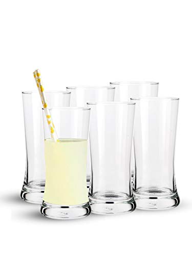 Ocean Tango Tom Collins Glass Set, Set of 6, 425ml, Transparent