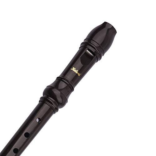 URlighting Soprano Recorder - British Style 8-Hole Soprano Descant Recorder Classroom Music Flute With Cleaning Rod & Cloth, Case Bag and Accessories for Children Kids Adult Beginner