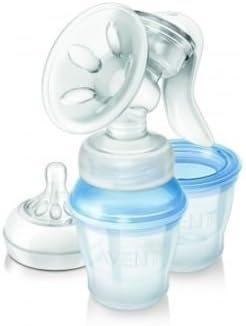Philips AVENT Natural Manual Breast Pump with Milk Storage Cups