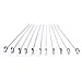 Super Z Outlet Stainless Steel Shish Kabob Flat Barbecue Grilling Skewers - 12