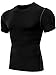 NELEUS Men's 3 Pack Workout Athletic Compression Shirts,003 Black,Grey,Blue,US L,EU XL