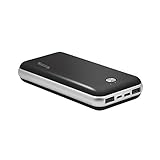 Tonv 20000mah Portable Power Bank with 3 USB Out Port Compatible with one Plus and Nexus 5X or Nexus 6P (Black)
