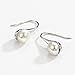 925 Sterling Silver Freshwater Cultured Pearl Dangle Drop Earrings for Women AAA+ Quality 8mm Black Pearl Women's Earrings
