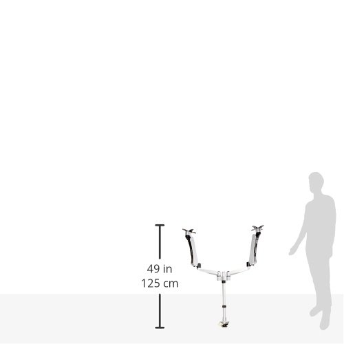 Cotytech Dual Monitor Desk Mount Spring Arm Quick Connect with Clamp Base (DM-CDSA3-C)