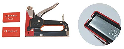 DWT-GERMANY 100231 3 in 1 Handtacker+Nagler Hand Tacker Klammern 4-14mm Tackerklammern Nägel Metall Nagler Hefter Hand… – Bild 8