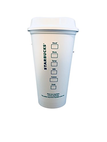 image for Starbucks Travel Coffee Reusable Recyclable Cups With Lids, Sleeves, V