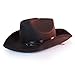 Brown Western Sheriff Cowboy Costume Hat - One Size Fits Most with Premium Fit Elastic Band