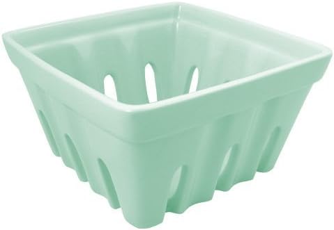 Fishs Eddy Ceramic Berry Basket (Mint)