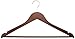 AmazonBasics Solid Wood Suit Clothes Hangers, Cherry, 30 Pack