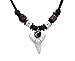 exoticdream Real Shark Tooth Necklace Surfer Hawaiian Beach - Color White Bone