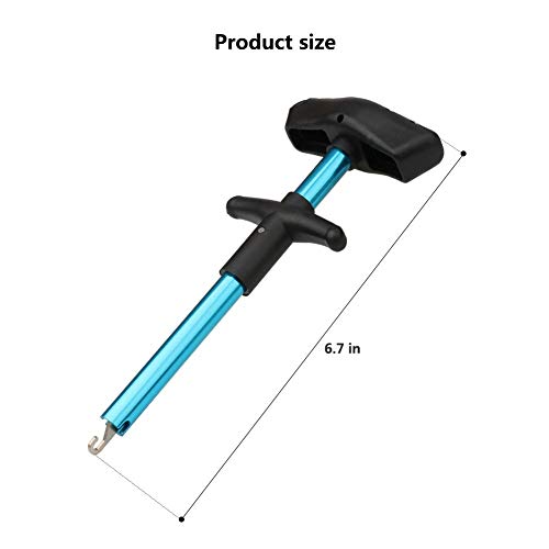 VIPMOON Einfache Angelhaken Entferner-Out Angelhaken Separator Werkzeuge Tragbare Einfache Reichweite Aluminium… – Bild 3