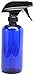2 Pack Firefly Craft Cobalt Blue PLASTIC Spray Bottles with Chalkboard Labels, 16 ounces each