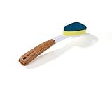Full Circle Laid Back 2.0 Dish Sponge with Bamboo Handle & Replaceable Head