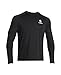 Under Armour Men's WWP UA Tech Long Sleeve T-Shirt Medium Black