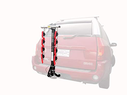 Sparehand 4-Bike Hitch Mount Vehicle Rack for All Frame Types, 132 lb. Max Weight Capacity