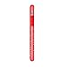 Speck Products Presidio Clear + Glitter Cell Phone Case for iPhone XS/iPhone X - Fireworks Red With Gold Glitter