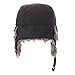 Boys Winter Hats Big Kids Nylon Russian/Aviator Winter Earflap Cap Black