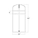 HOUSE DAY Garment Bags for Storage 5 Pack 42 inch Garment Bags for Travel Foldable Storage Bags Suit Covers For Closet,Washable Garment Suit Cover for Dresses,Suits,Coats