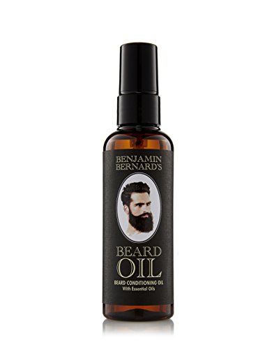 Beard Oil - Beard Grooming Conditioner by Benjamin Bernard - Encourage Healthy Beard Growth Well-Groomed Style - Lightly Scented Beard Care - 3.38 Fl.Oz / 100ml